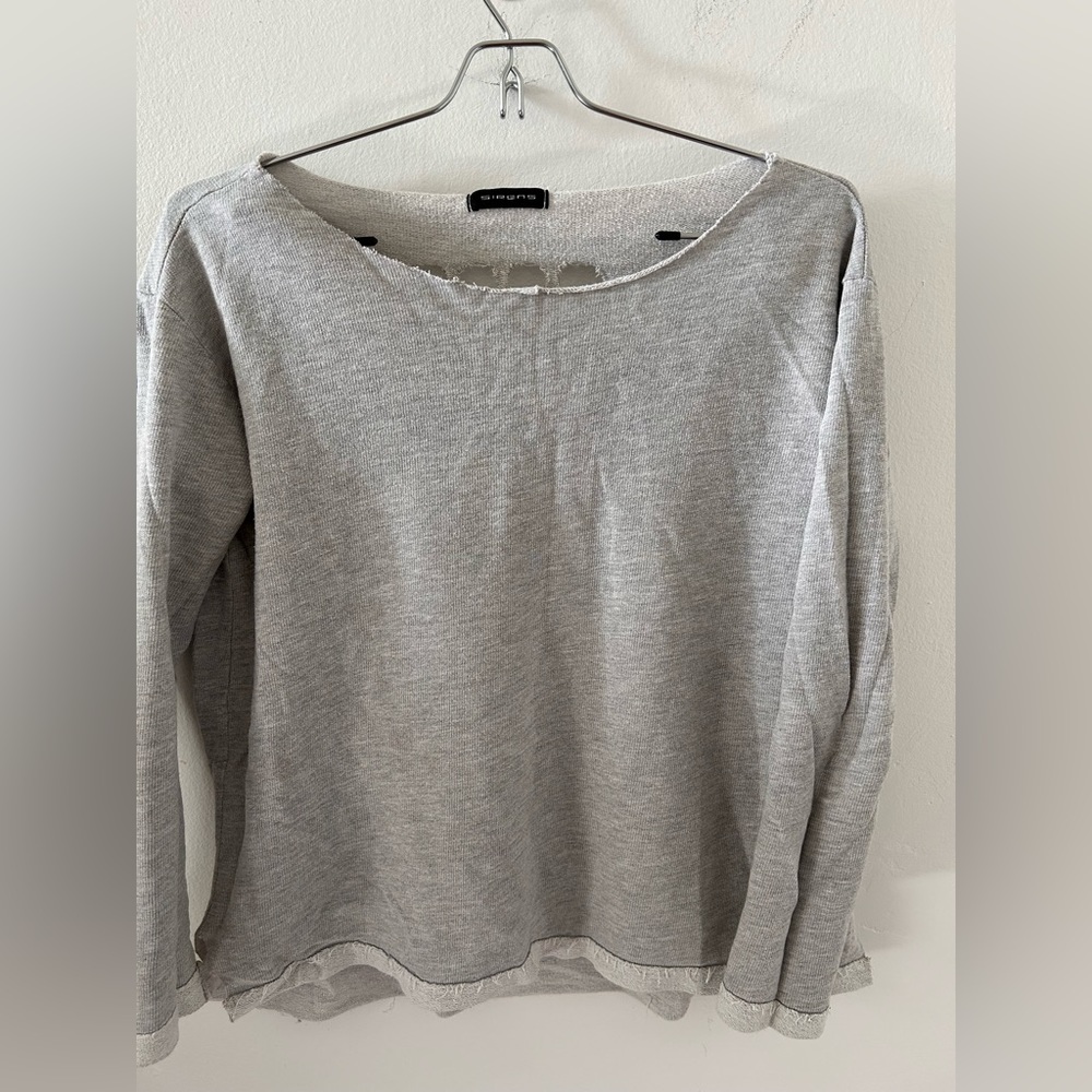 SIRENS - Women’s Grey Long Sleeve with Pattern - S